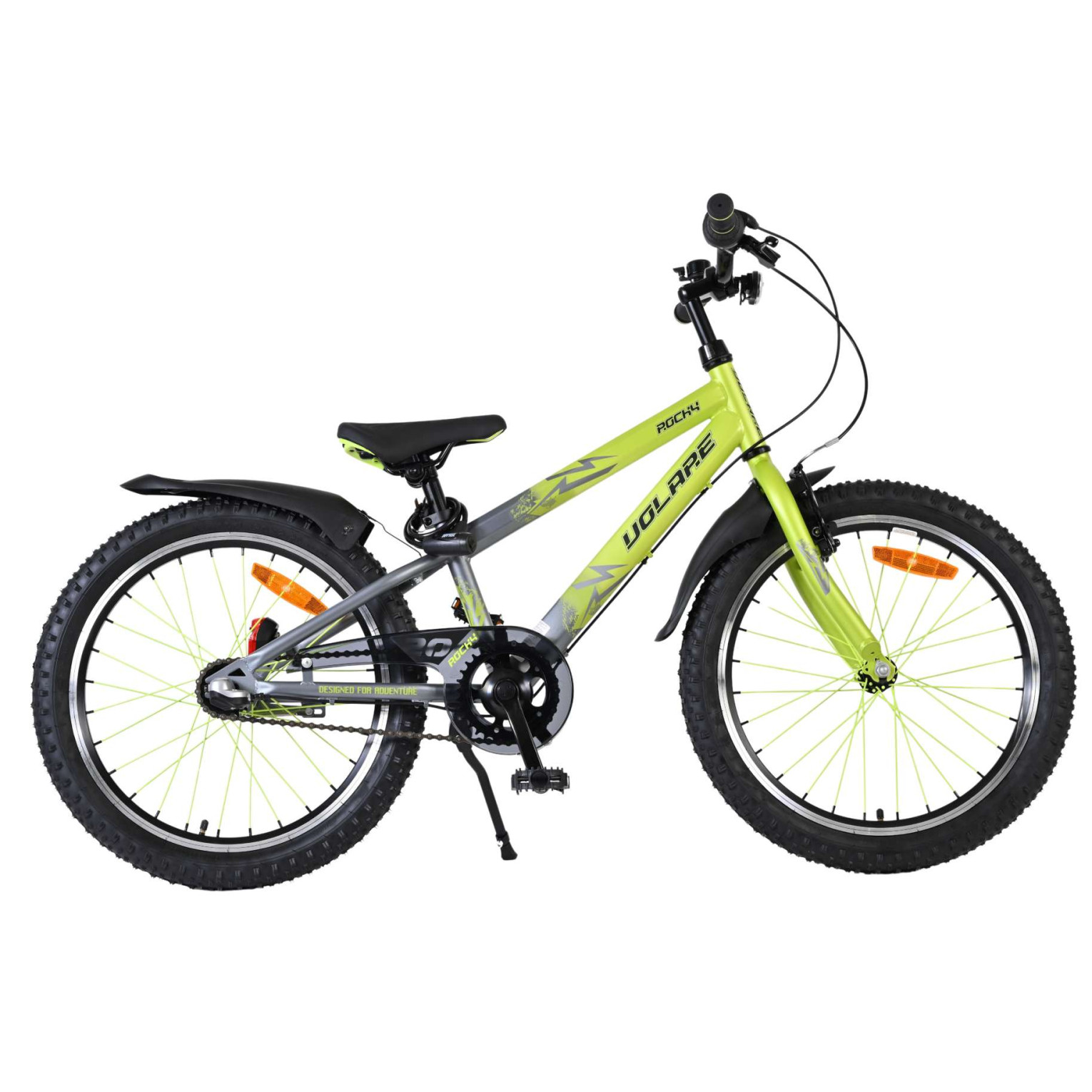 Volare Rocky Fiets - 20 inch - 3 speed - Groen/Grijs