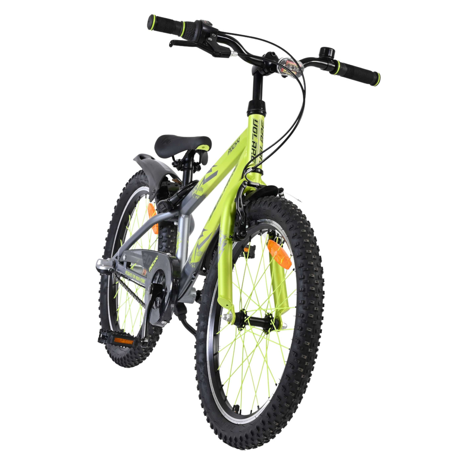 Volare Rocky Fiets - 20 inch - 3 speed - Groen/Grijs