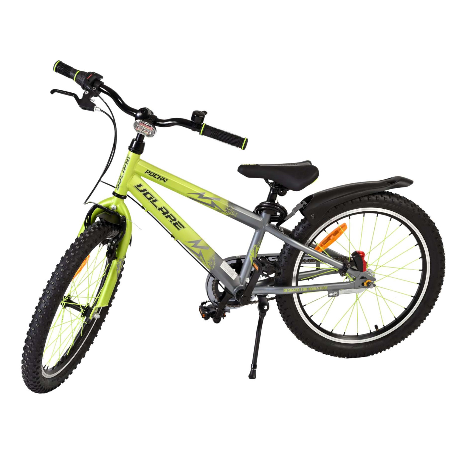 Volare Rocky Fiets - 20 inch - 3 speed - Groen/Grijs