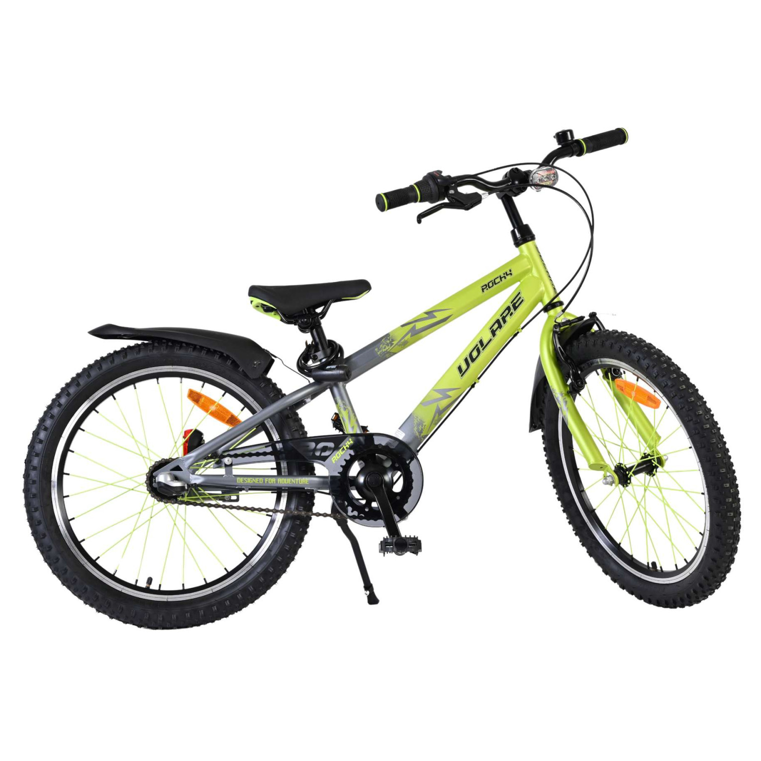 Volare Rocky Fiets - 20 inch - 3 speed - Groen/Grijs