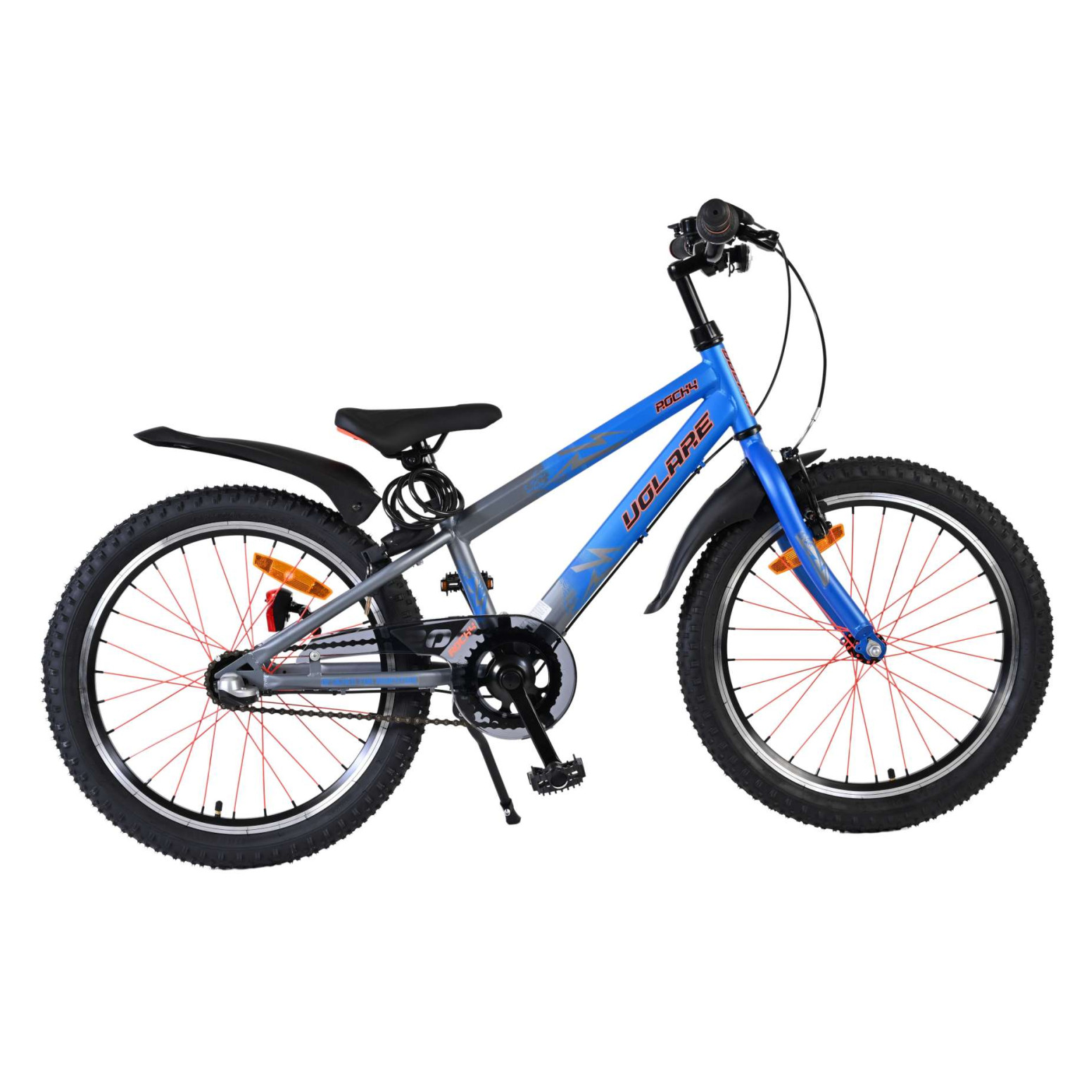 Volare Rocky Fiets - 20 inch - 3 speed - Blauw/Grijs