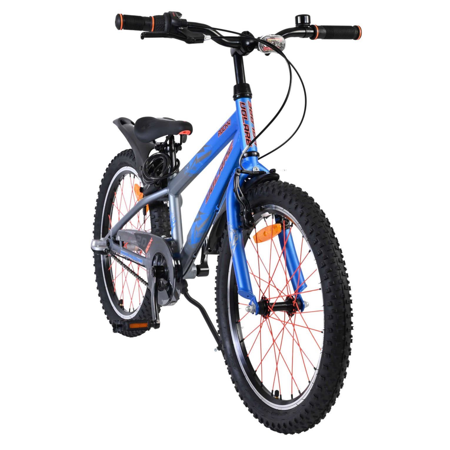 Volare Rocky Fiets - 20 inch - 3 speed - Blauw/Grijs