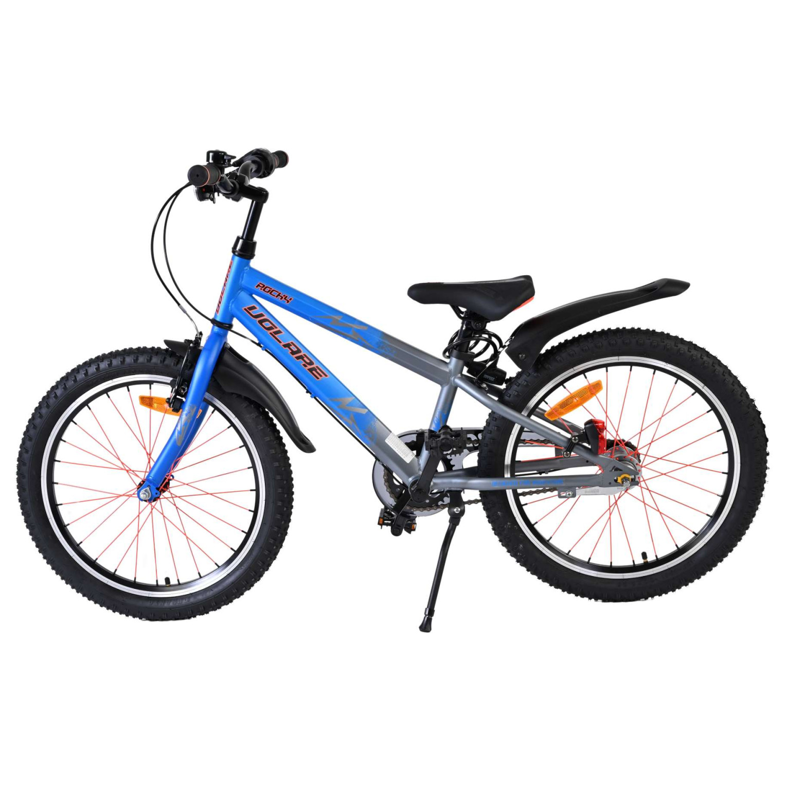Volare Rocky Fiets - 20 inch - 3 speed - Blauw/Grijs