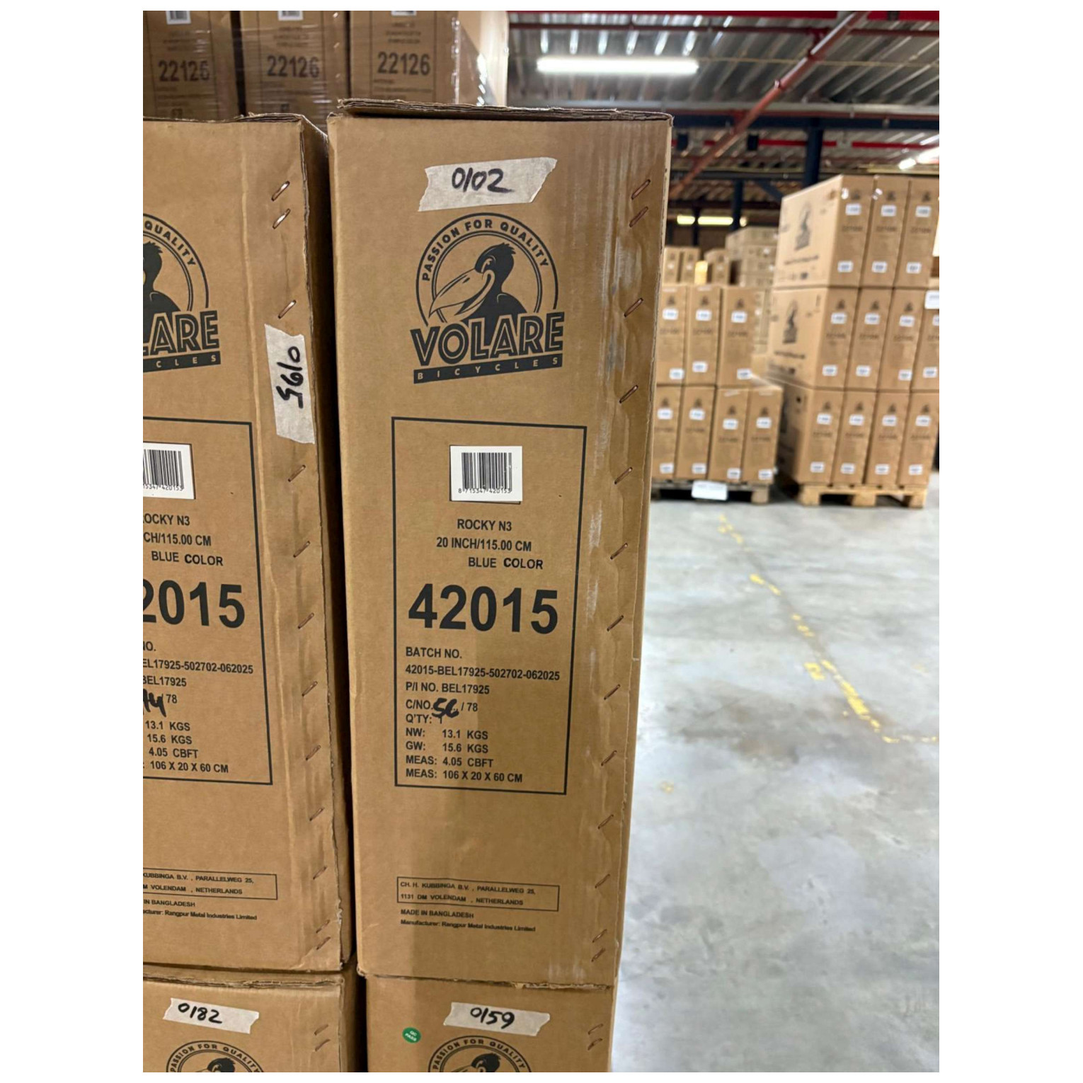 Volare Rocky Fiets - 20 inch - 3 speed - Blauw/Grijs