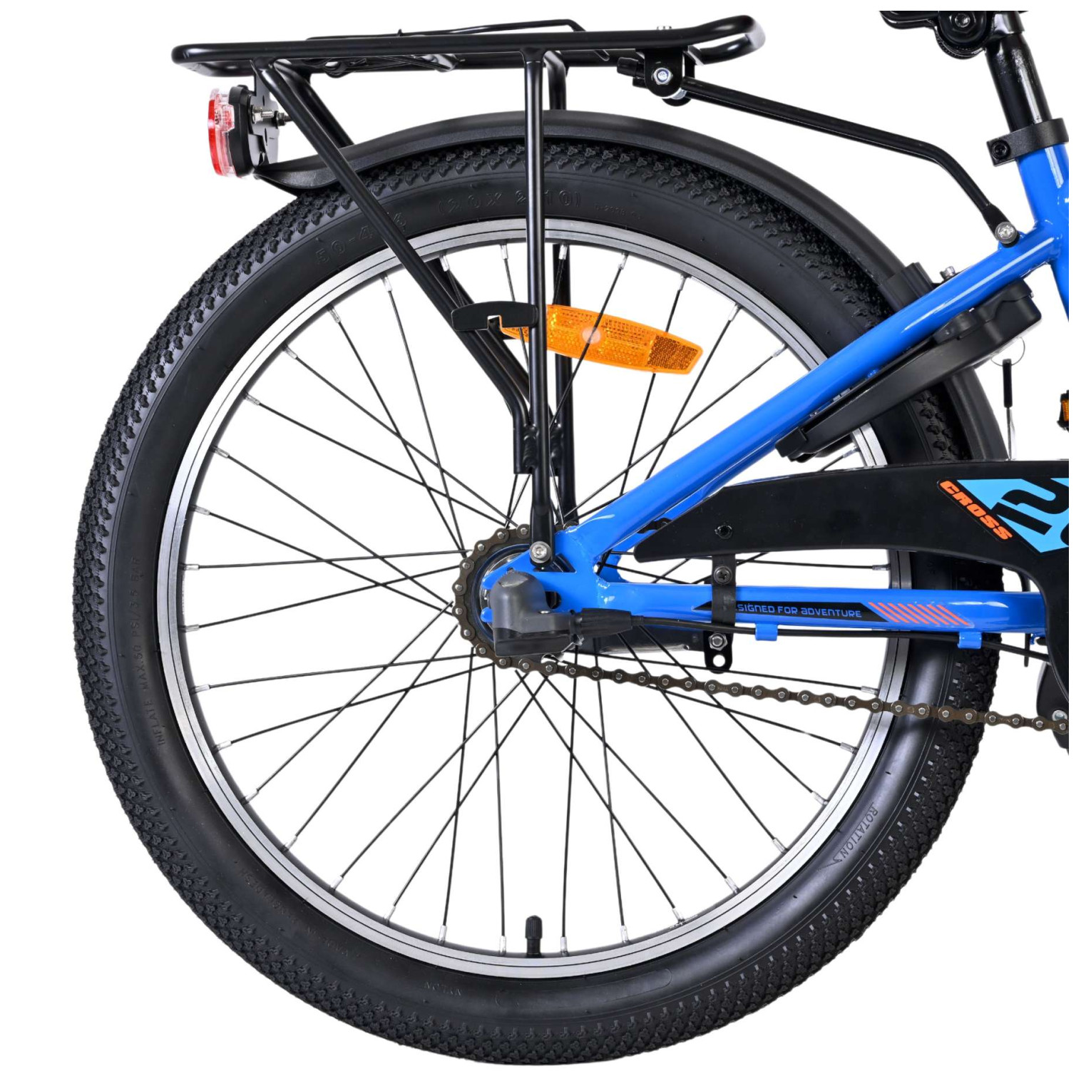 Volare Cross Fiets - 20 inch - Blauw - Nexus 3