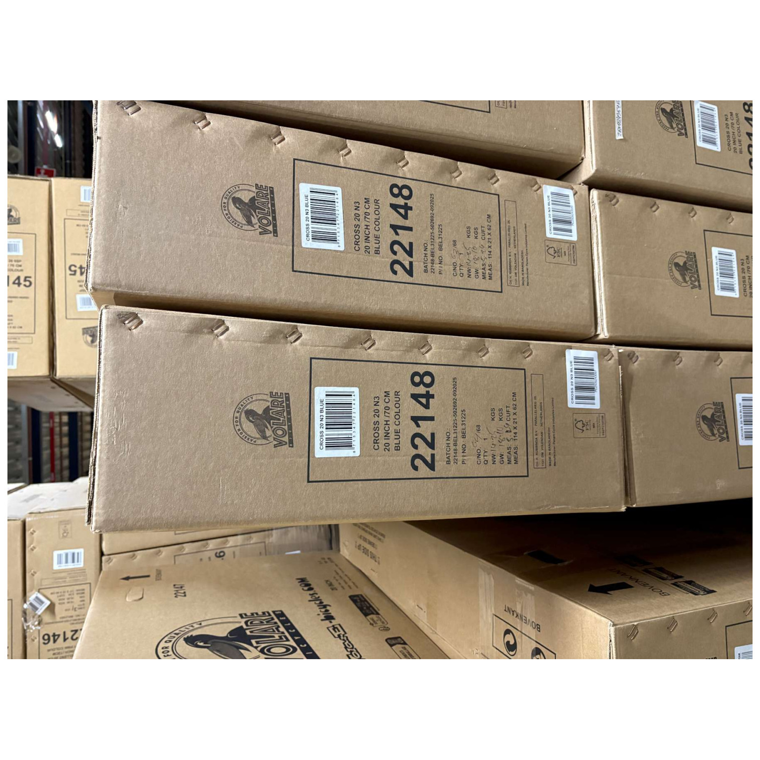 Volare Cross Fiets - 20 inch - Blauw - Nexus 3