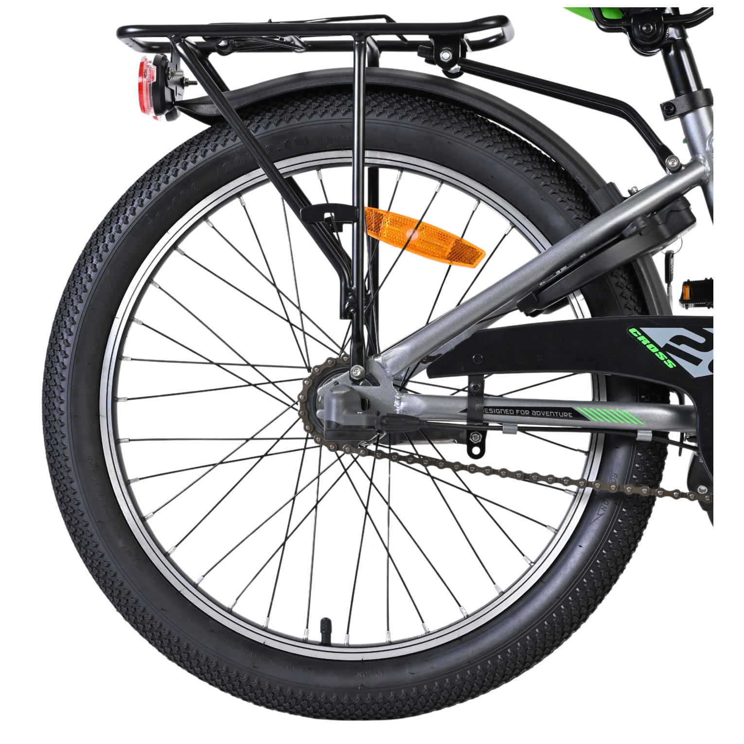 Volare Cross Fiets - 20 inch - Grijs - Nexus 3