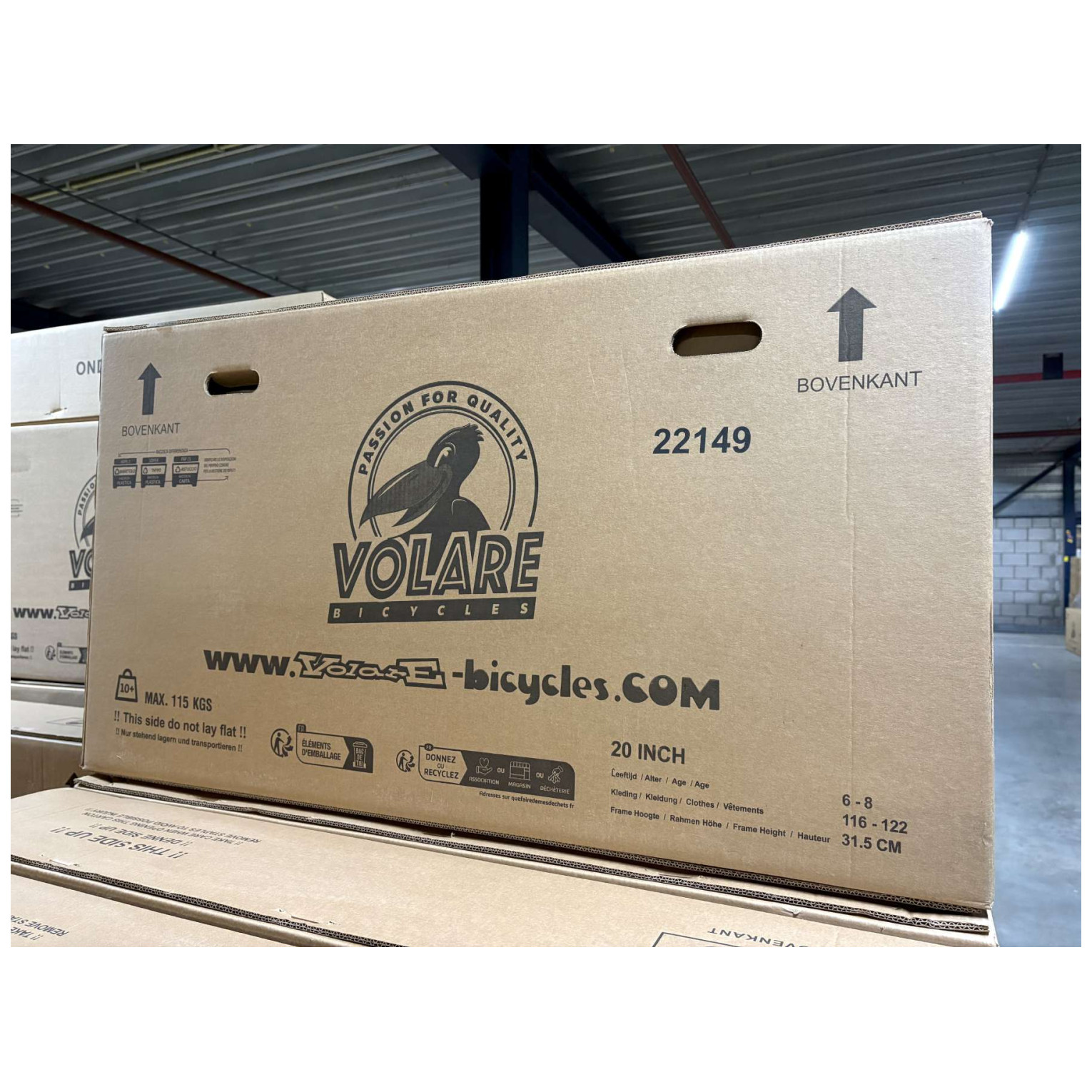 Volare Cross Fiets - 20 inch - Grijs - Nexus 3