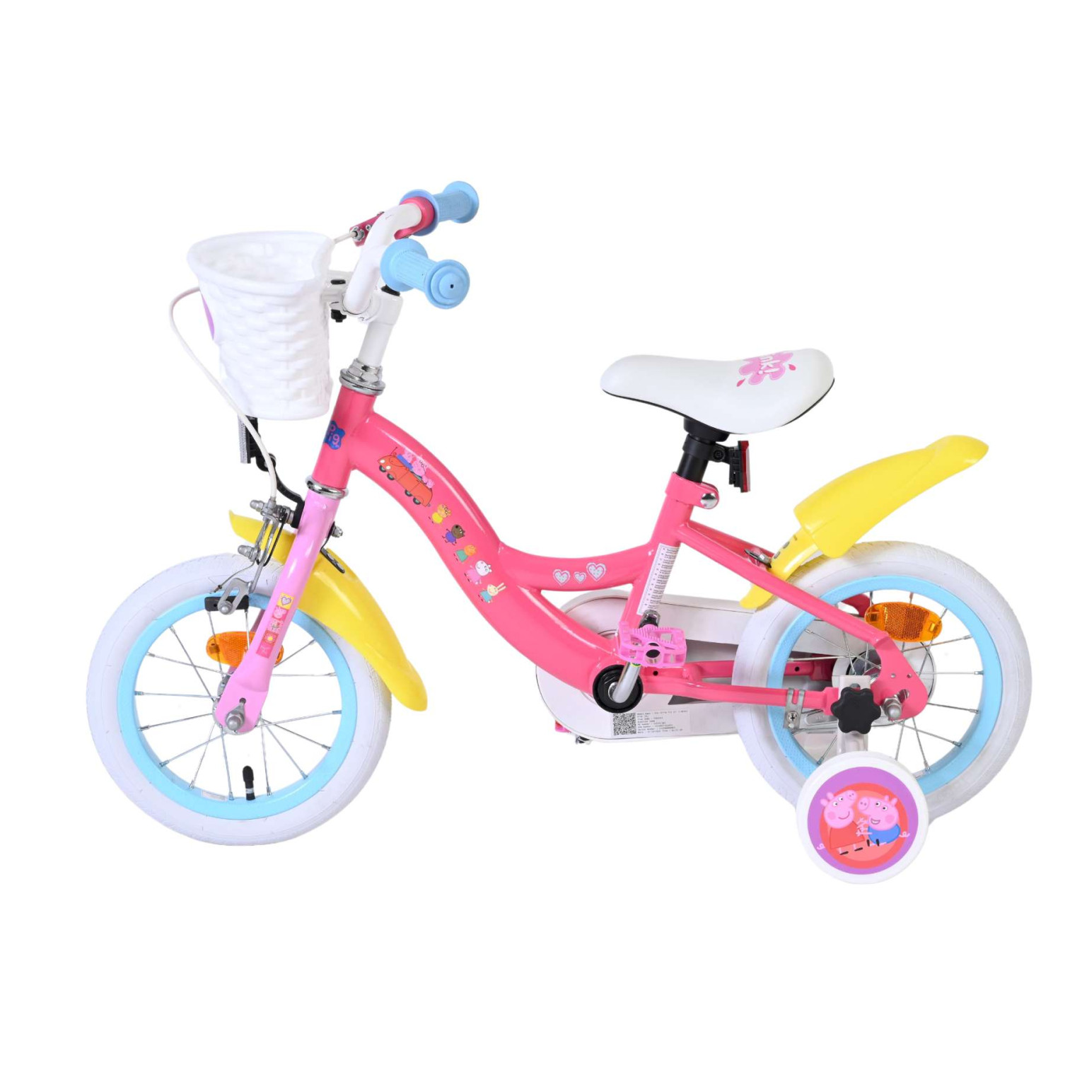 Peppa Fiets - 12 inch - Roze