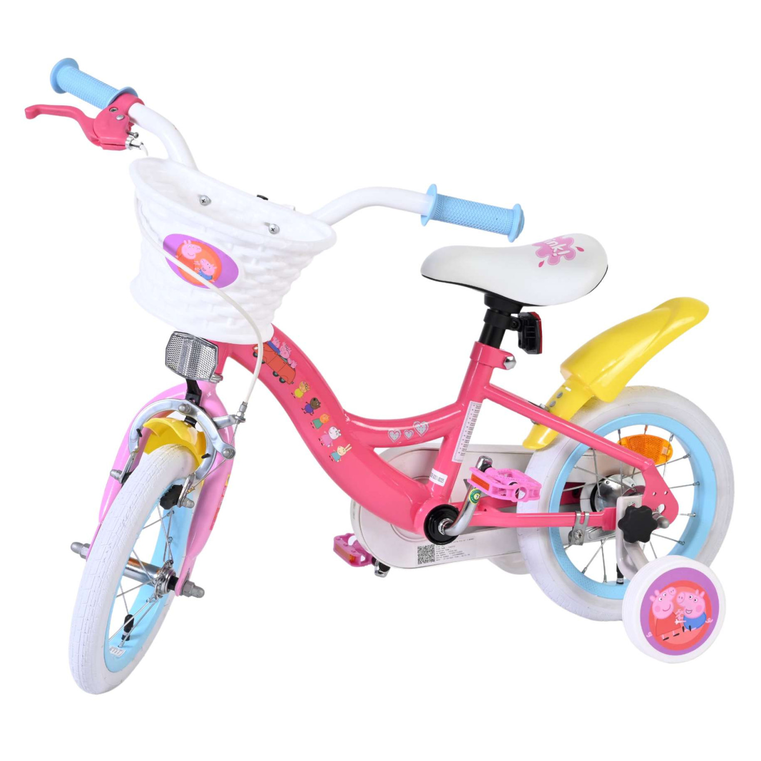 Peppa Fiets - 12 inch - Roze