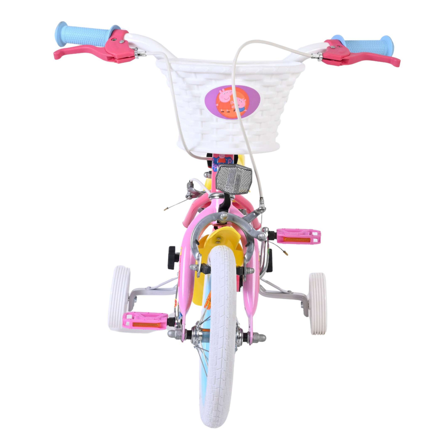 Peppa Pig Fiets - 12 inch - Roze - Twee handremmen