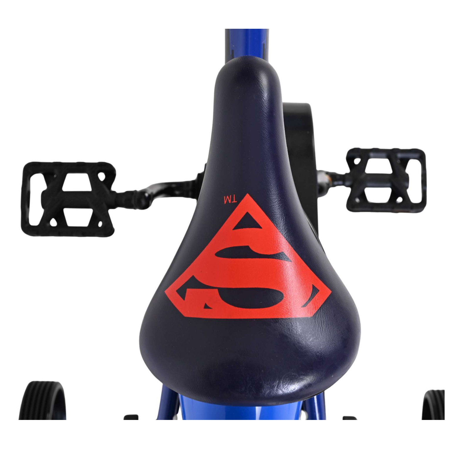 Superman Fiets - 14 inch - Blauw - Twee handremmen