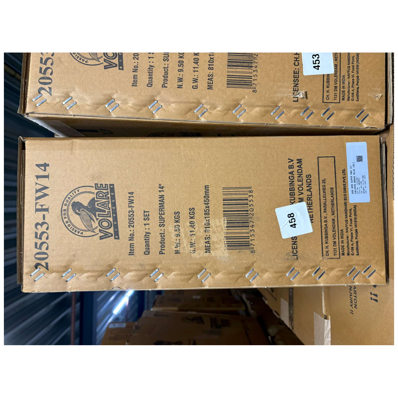 Superman Fiets - 14 inch - Blauw - Twee handremmen