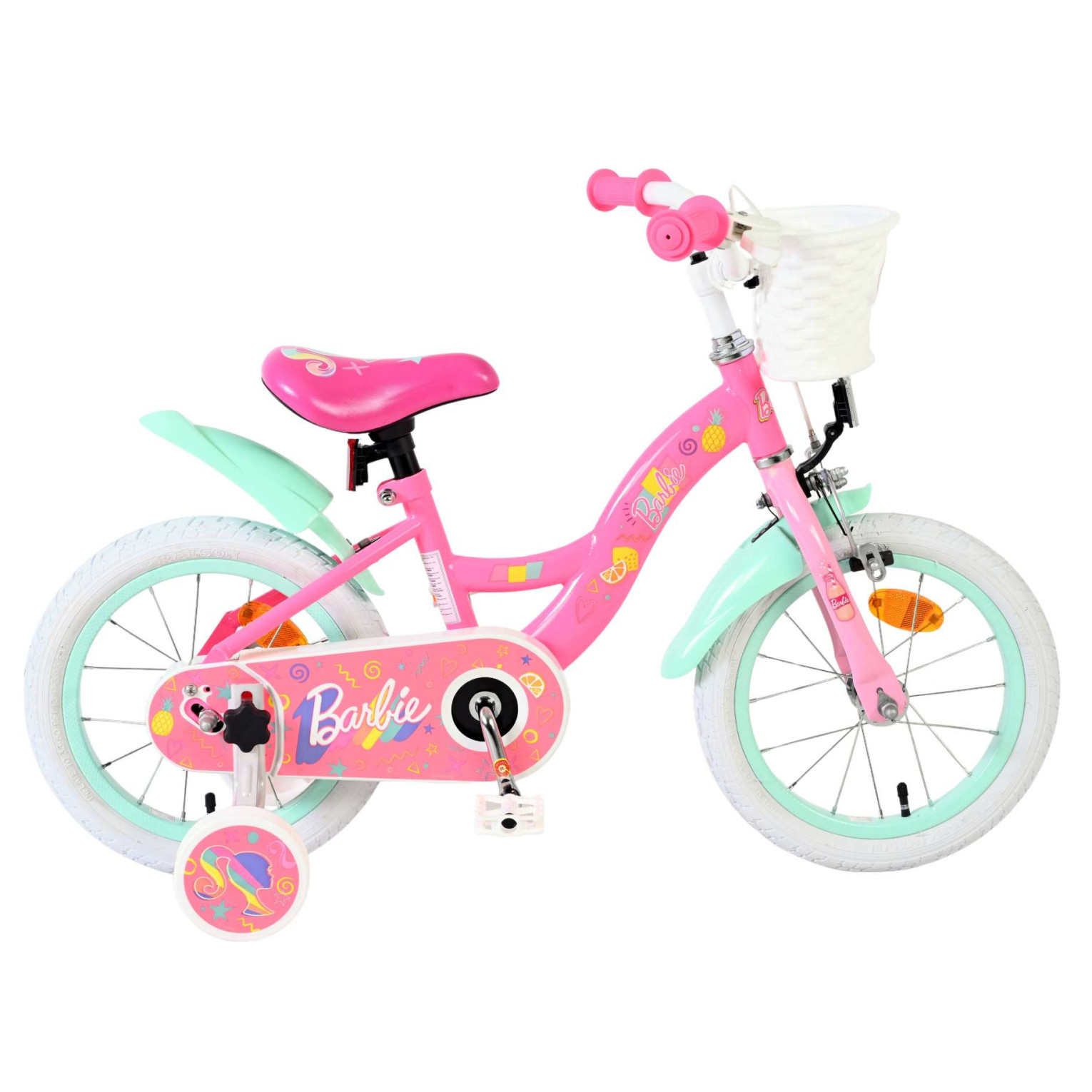 Barbie Fiets - 14 inch - Roze