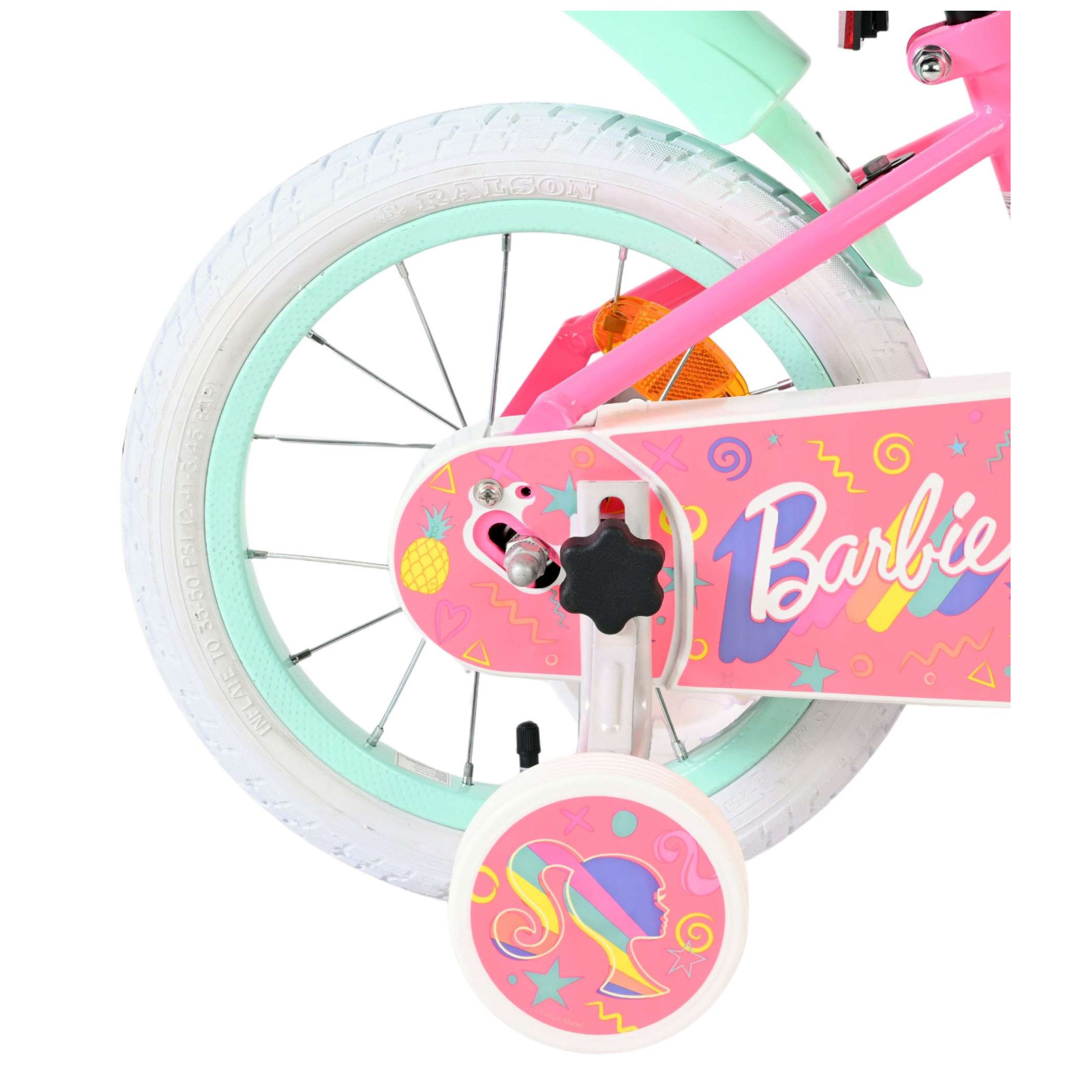 Barbie Fiets - 14 inch - Roze