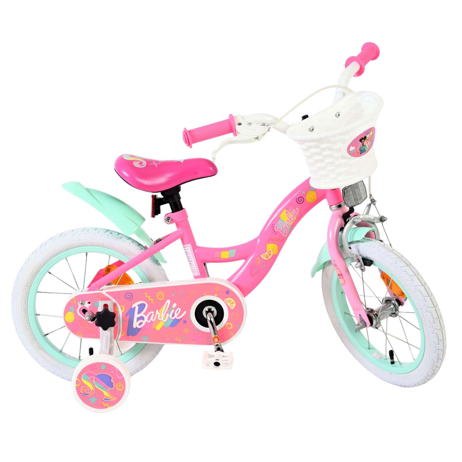 Barbie Fiets - 14 inch - Roze