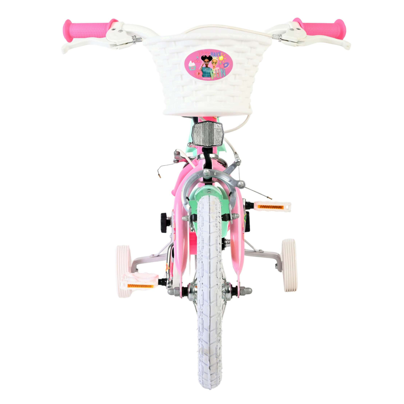 Barbie Fiets - 14 inch - Roze - Twee handremmen