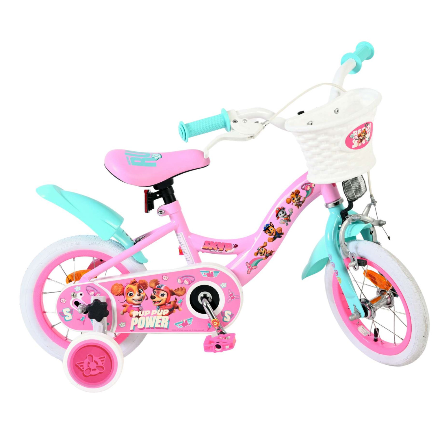 Paw Patrol Fiets - 12 inch - Roze