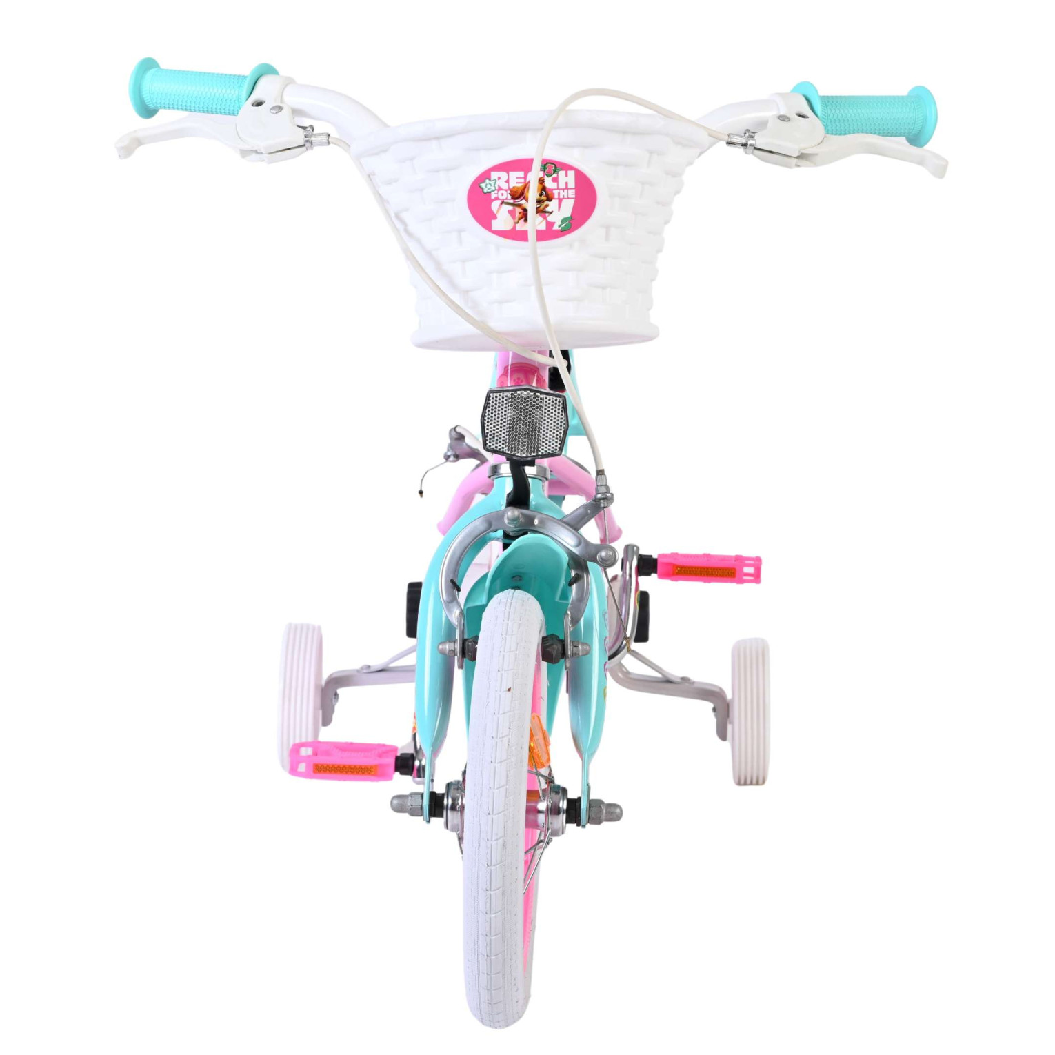 Paw Patrol Fiets - 12 inch - Roze - Twee handremmen