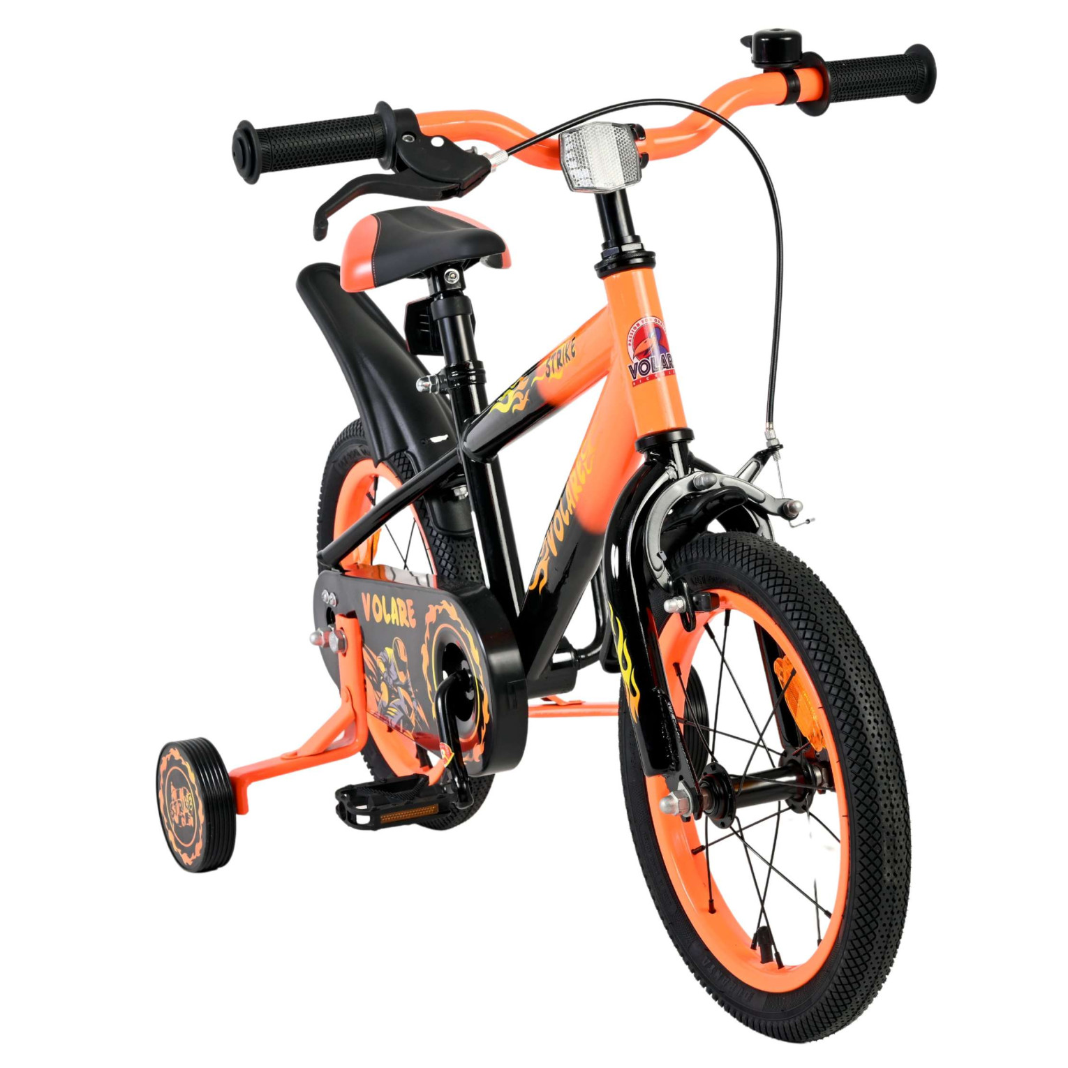 Volare Strike Fiets - 14 inch - Zwart Oranje