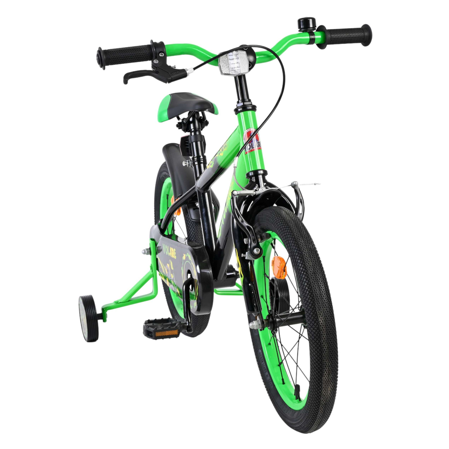 Volare Strike Fiets - 16 inch - Zwart Groen