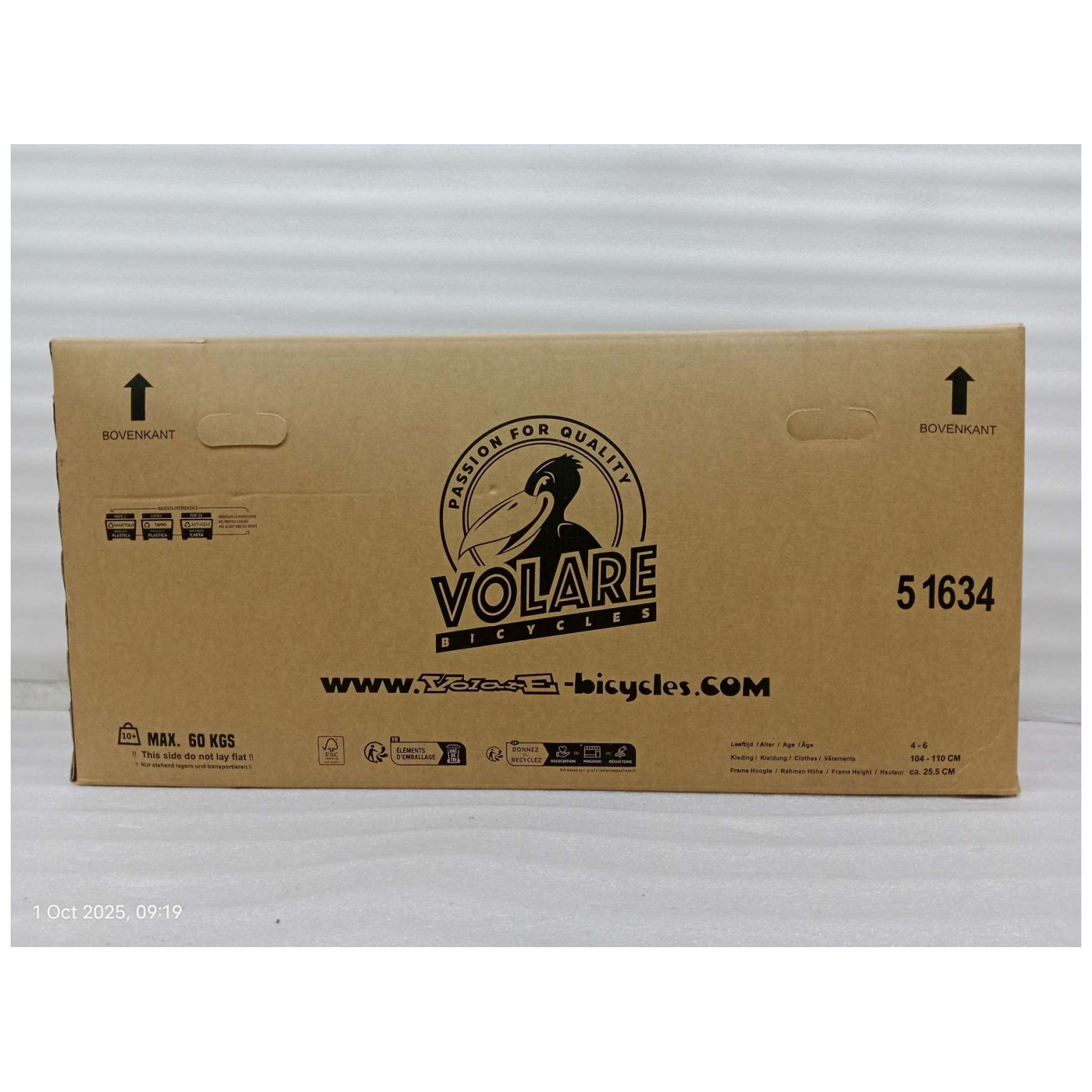 Volare Strike Fiets - 16 inch - Zwart Groen