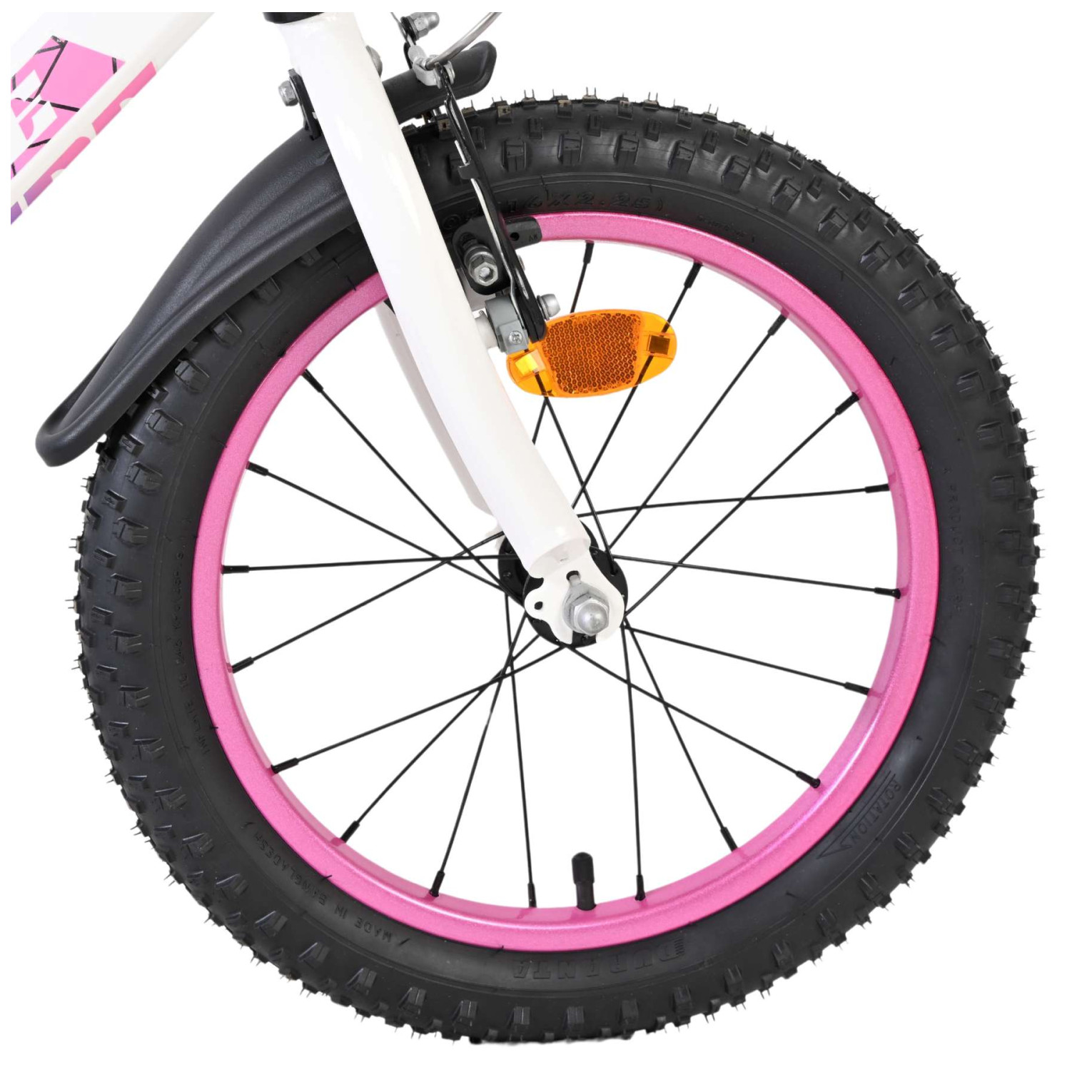 Volare Lily Fiets - 16 inch - Wit Roze Paars