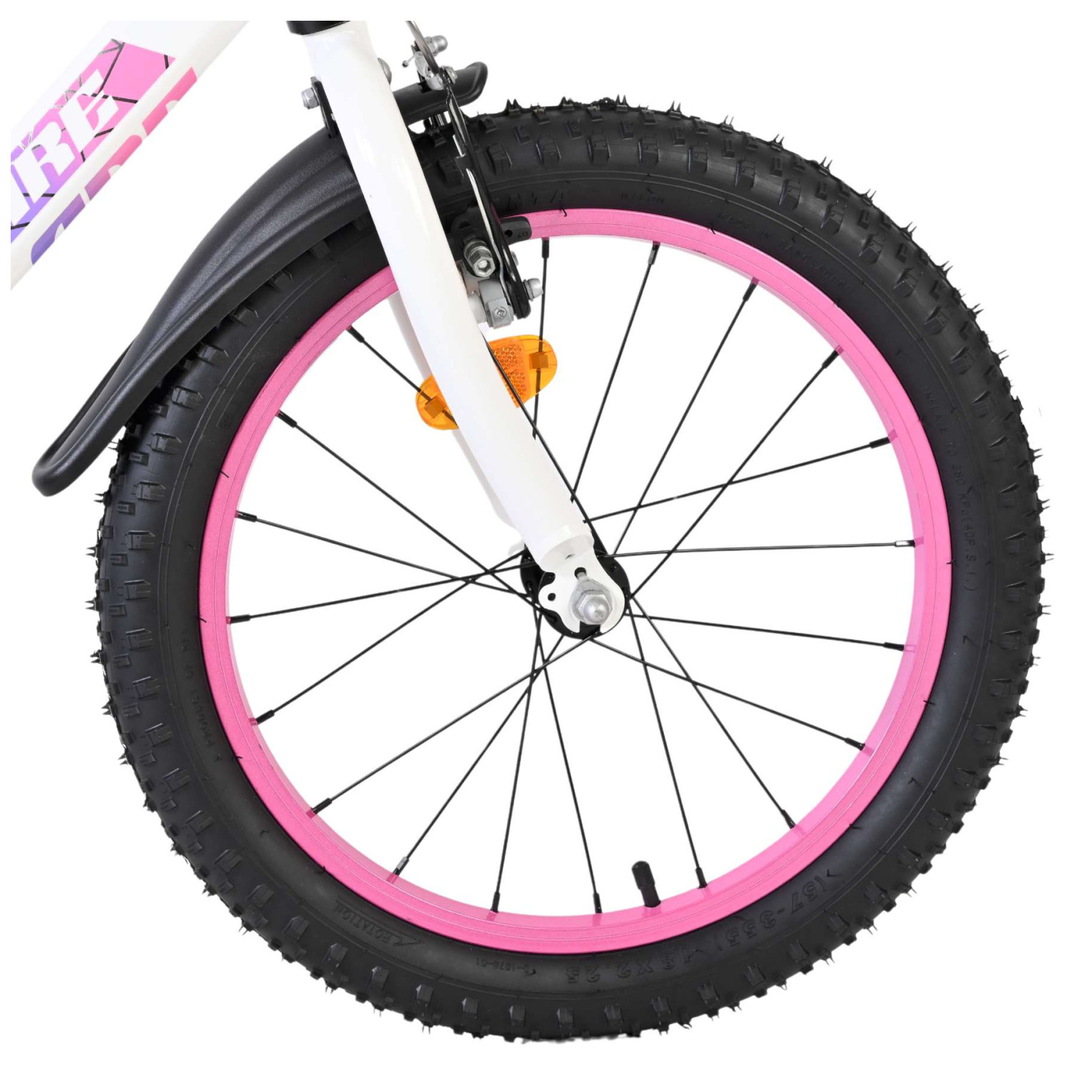 Volare Lily Fiets - 18 inch - Wit Roze Paars