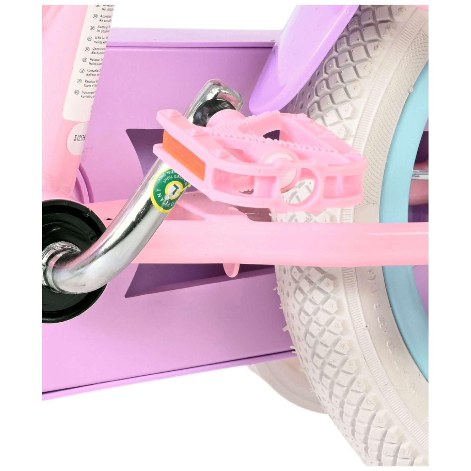 Volare Olivia Fiets - 12 inch - Roze