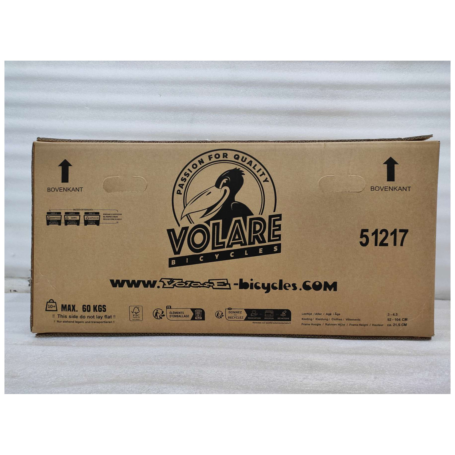 Volare Olivia Fiets - 12 inch - Roze