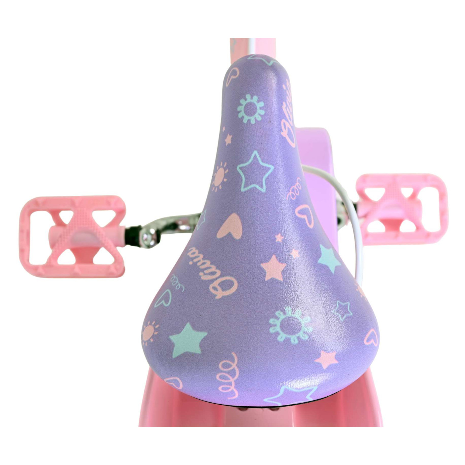 Volare Olivia Fiets - 12 inch - Roze - Twee handremmen