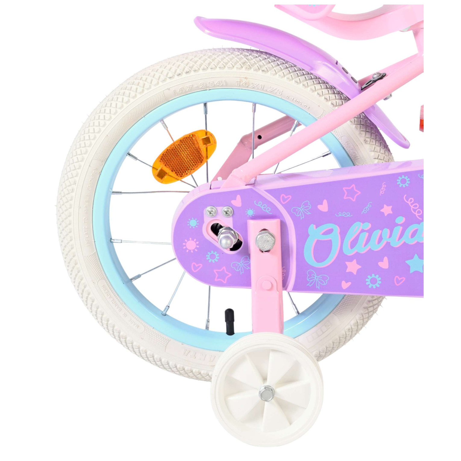 Volare Olivia Fiets - 14 inch - Roze