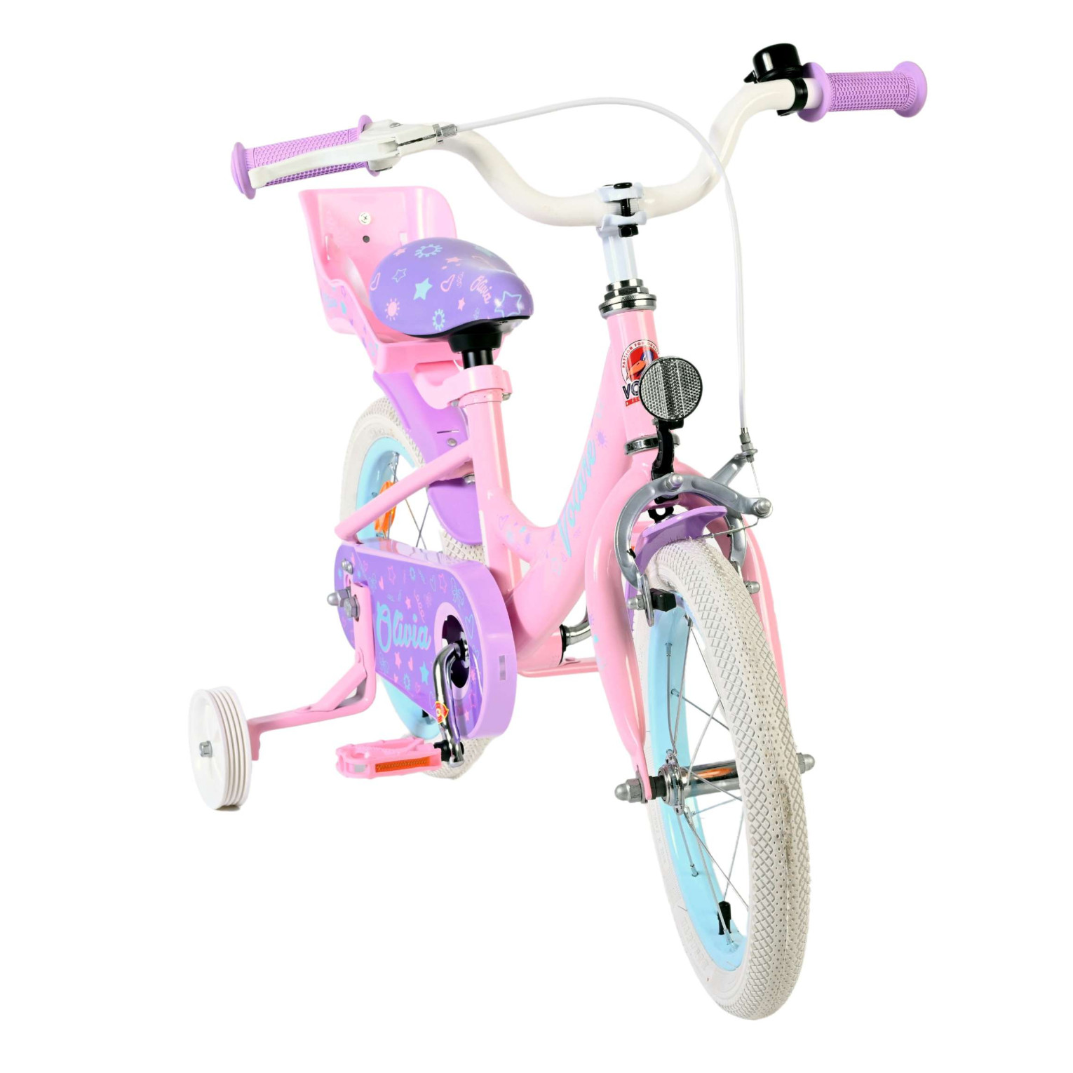 Volare Olivia Fiets - 14 inch - Roze