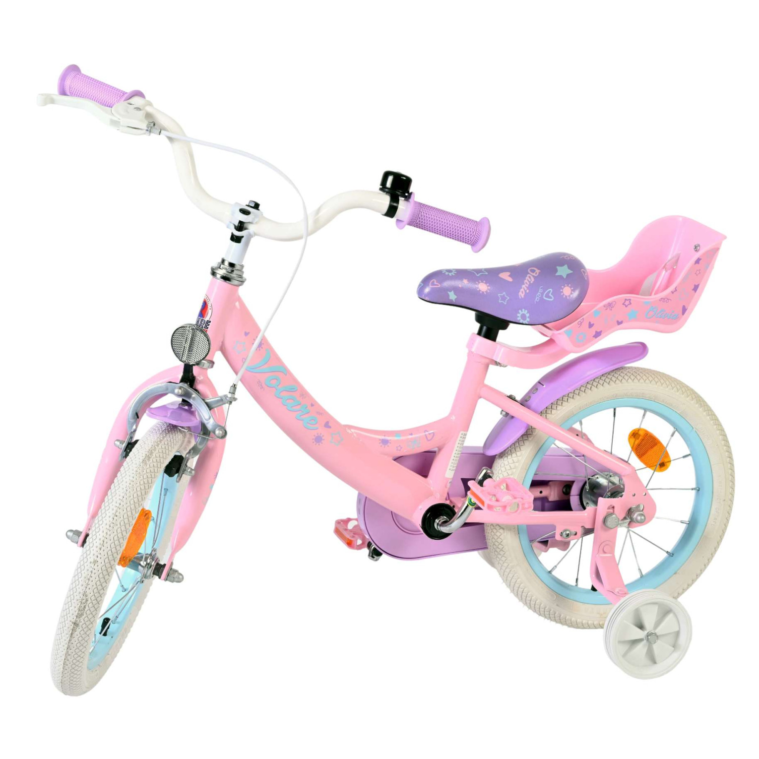 Volare Olivia Fiets - 14 inch - Roze