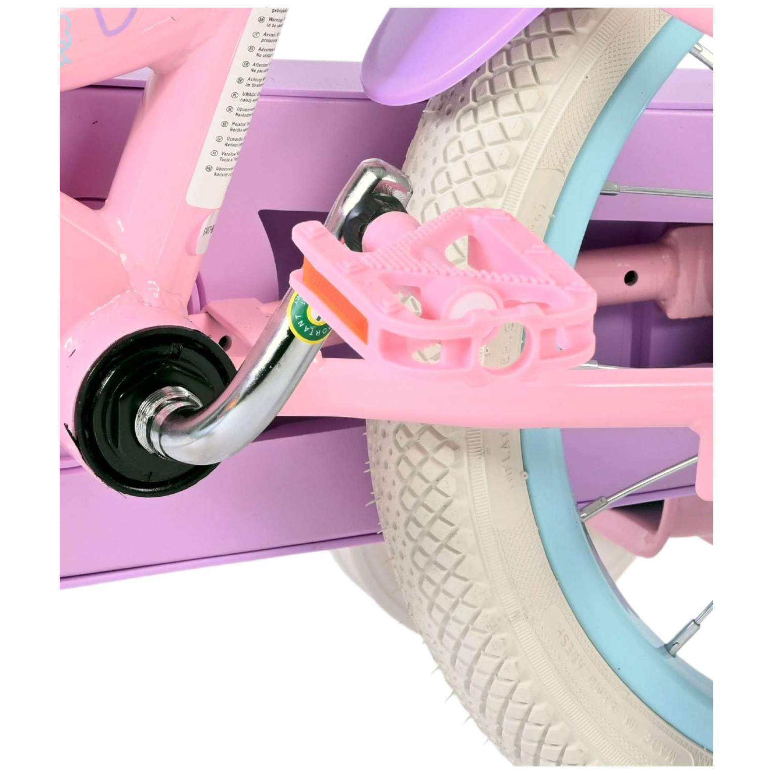 Volare Olivia Fiets - 14 inch - Roze