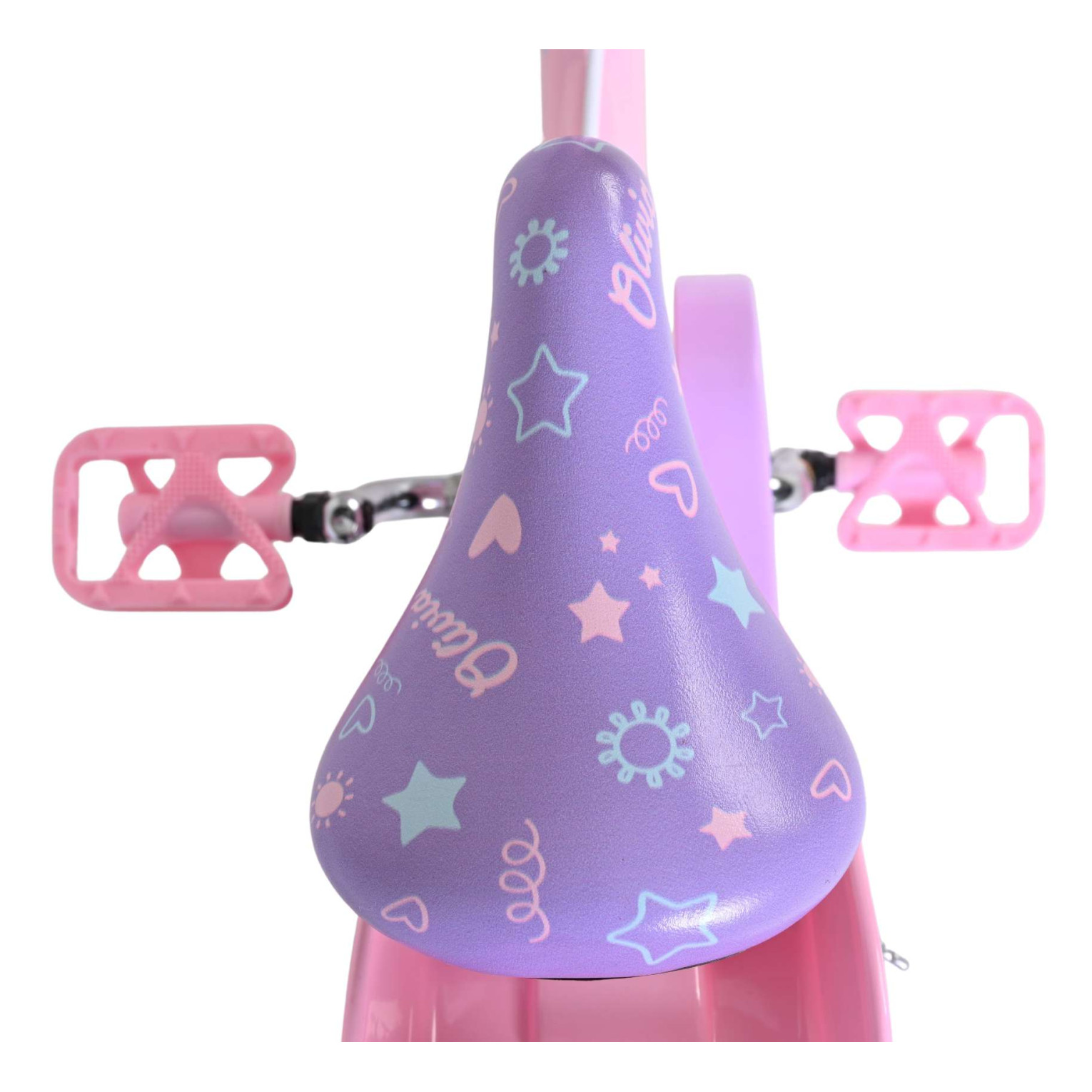 Volare Olivia Fiets - 14 inch - Roze - Twee Handremmen