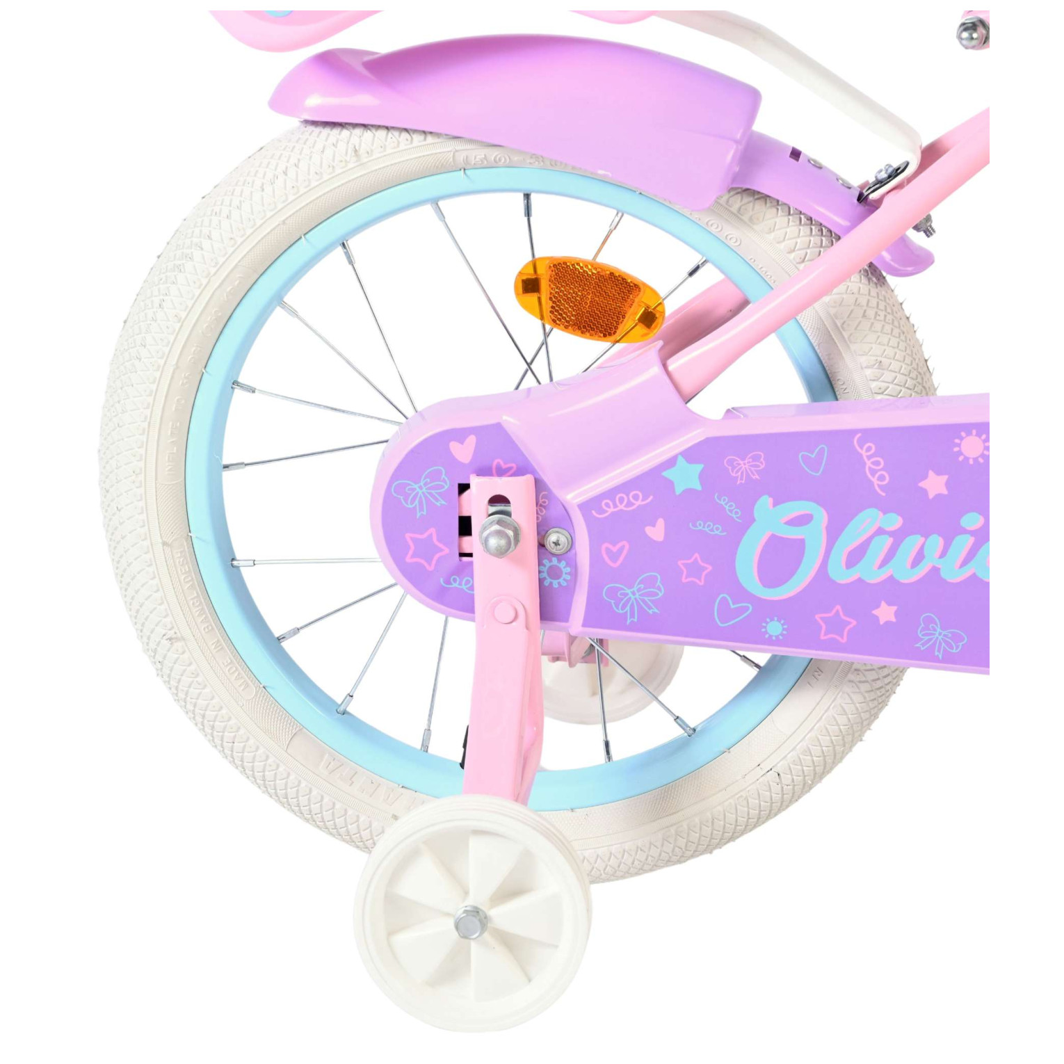 Volare Olivia Fiets - 16 inch - Roze