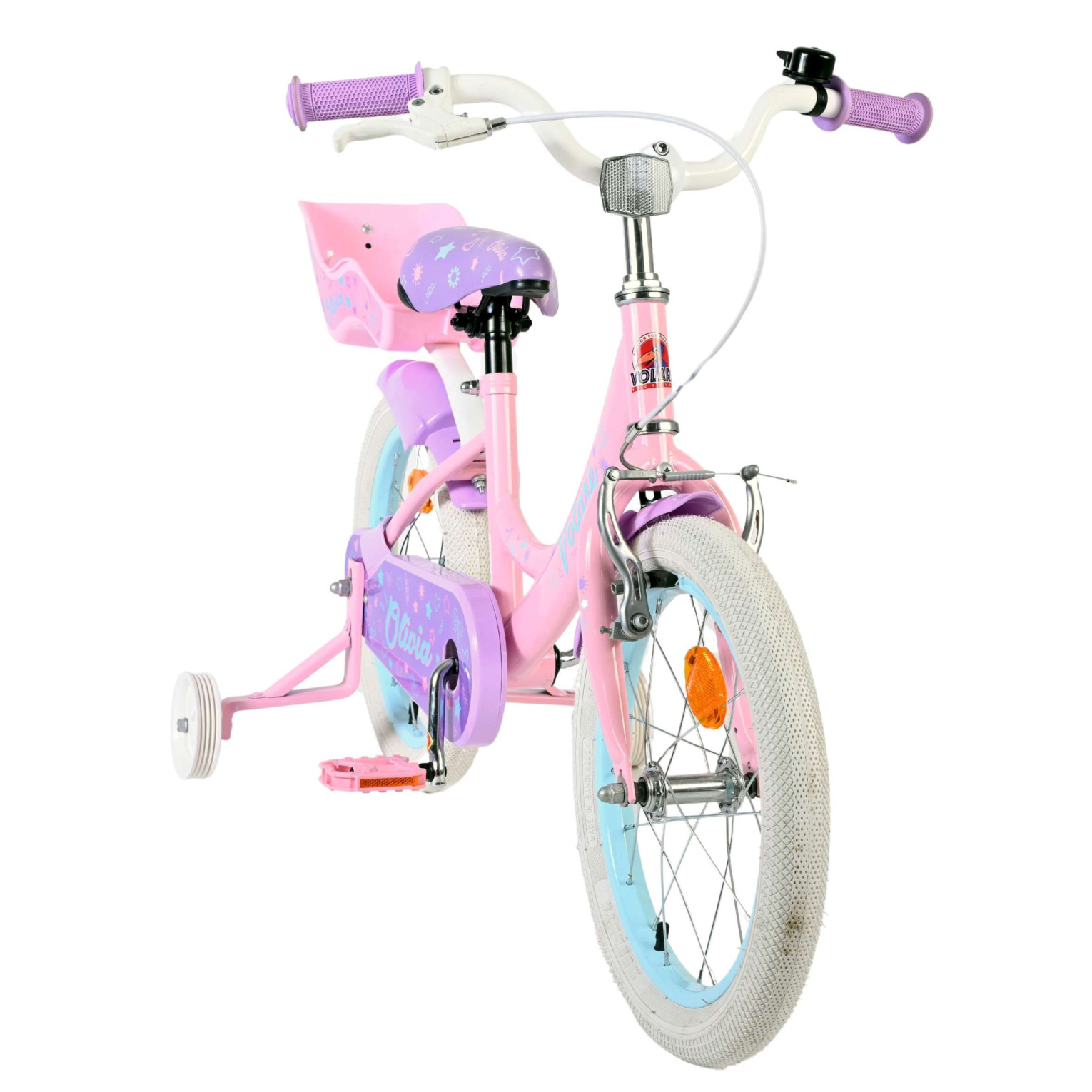 Volare Olivia Fiets - 16 inch - Roze
