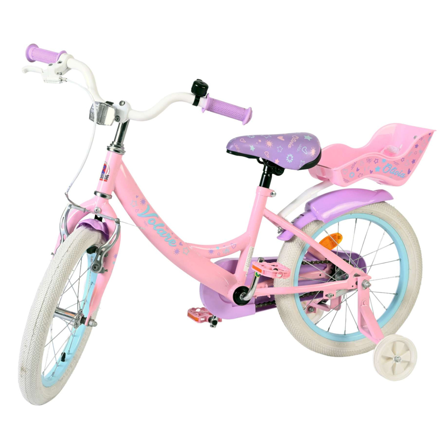 Volare Olivia Fiets - 16 inch - Roze