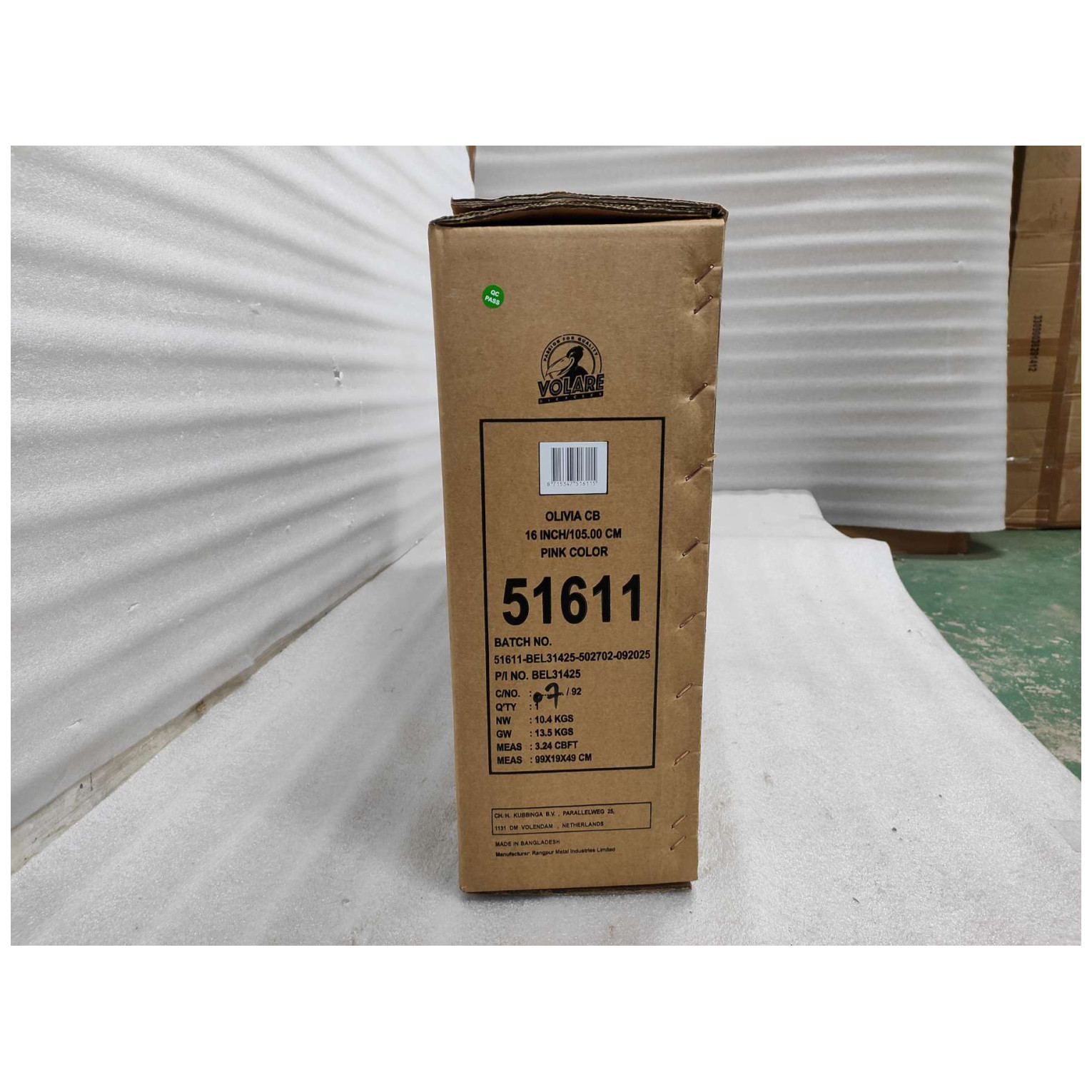 Volare Olivia Fiets - 16 inch - Roze