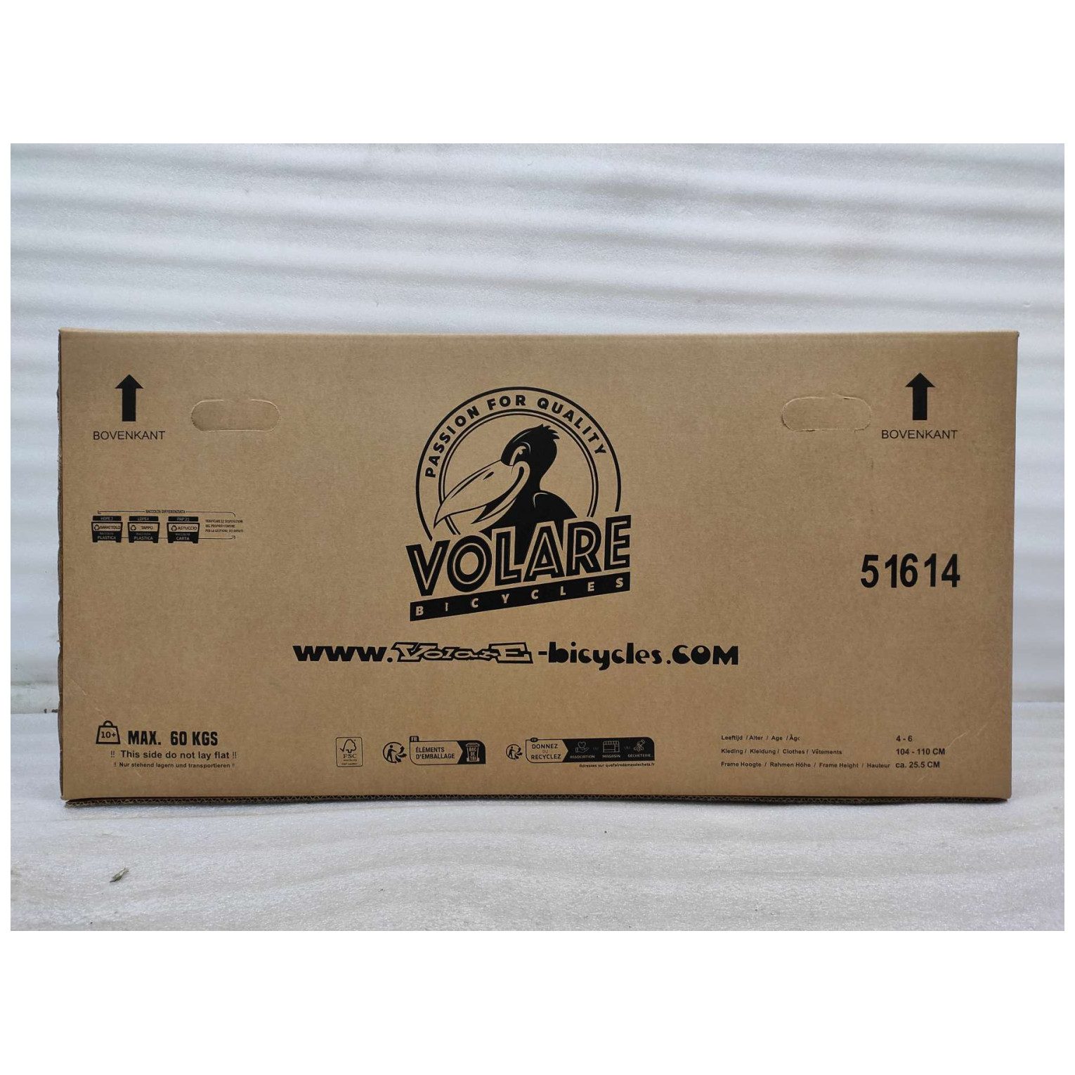 Volare Olivia Fiets - 16 inch - Roze - Twee Handremmen