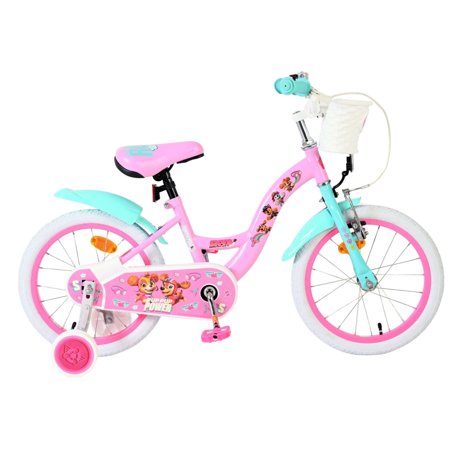 Paw Patrol Fiets - 16 inch - Roze