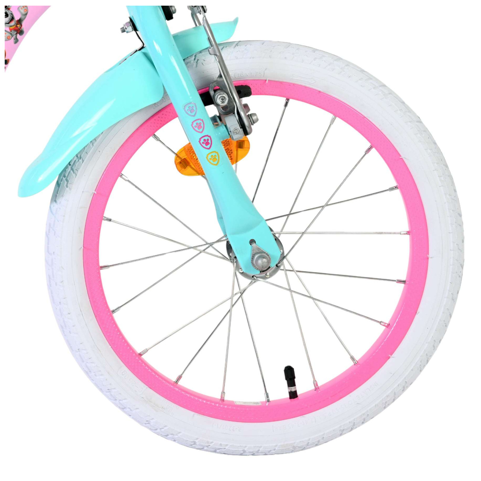 Paw Patrol Fiets - 16 inch - Roze