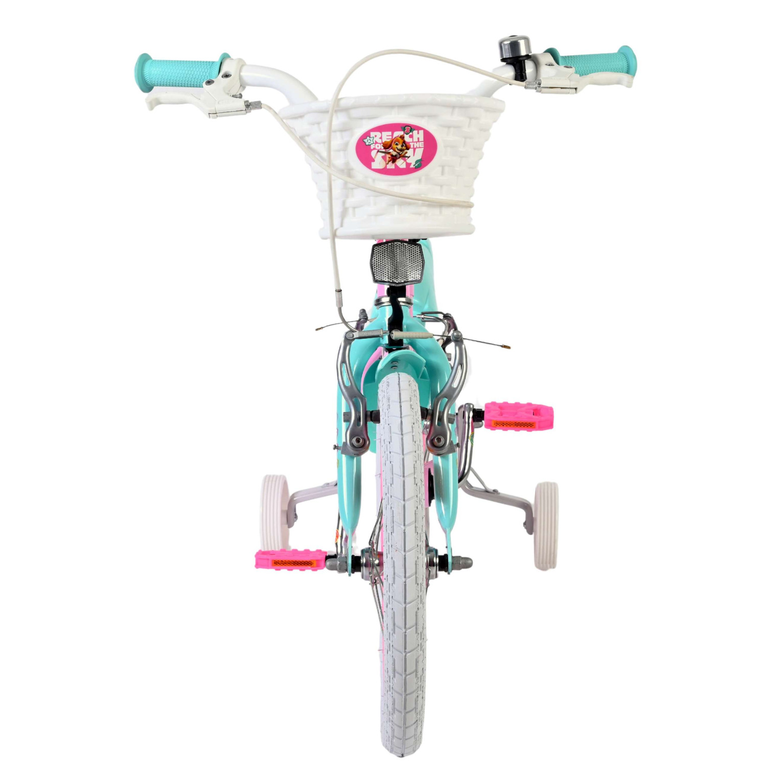Paw Patrol Fiets - 16 inch - Roze - Twee handremmen