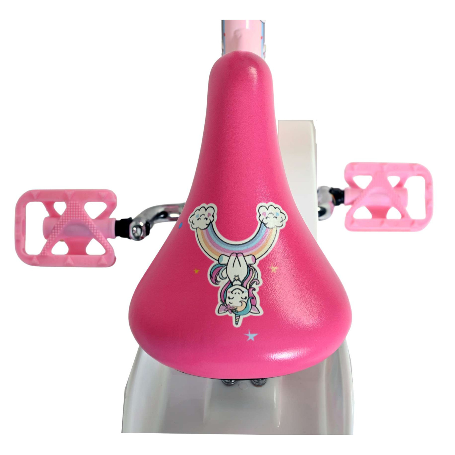 Volare Unicorn Fiets - 12 inch - Roze