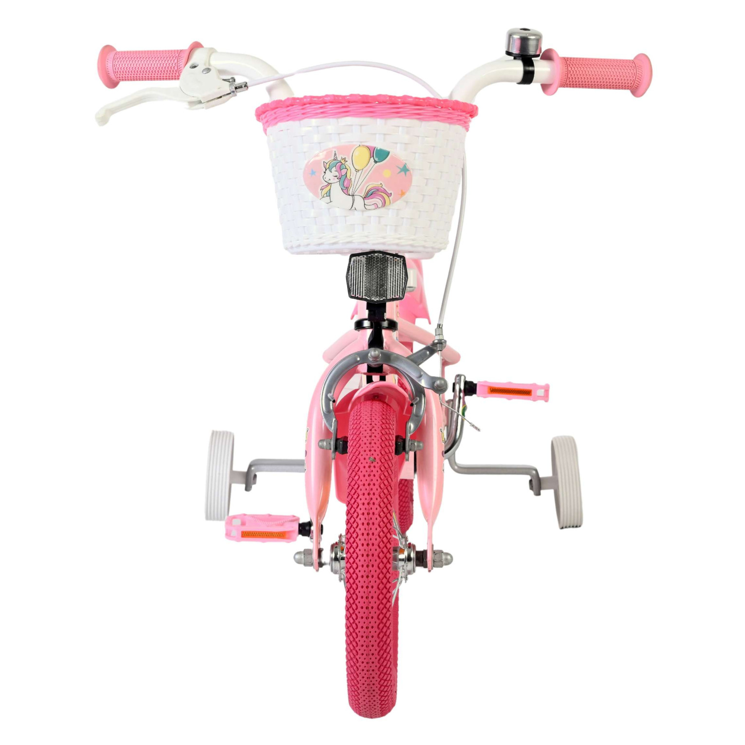 Volare Unicorn Fiets - 12 inch - Roze