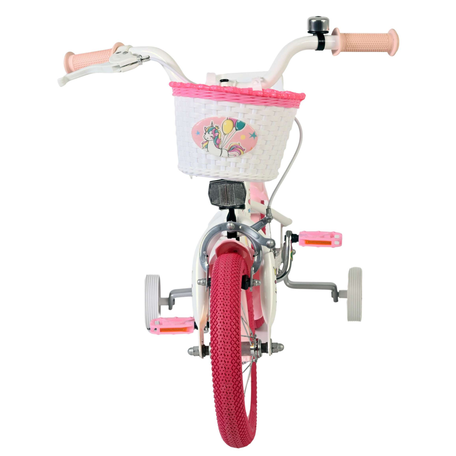 Volare Unicorn Fiets - 12 inch - Wit