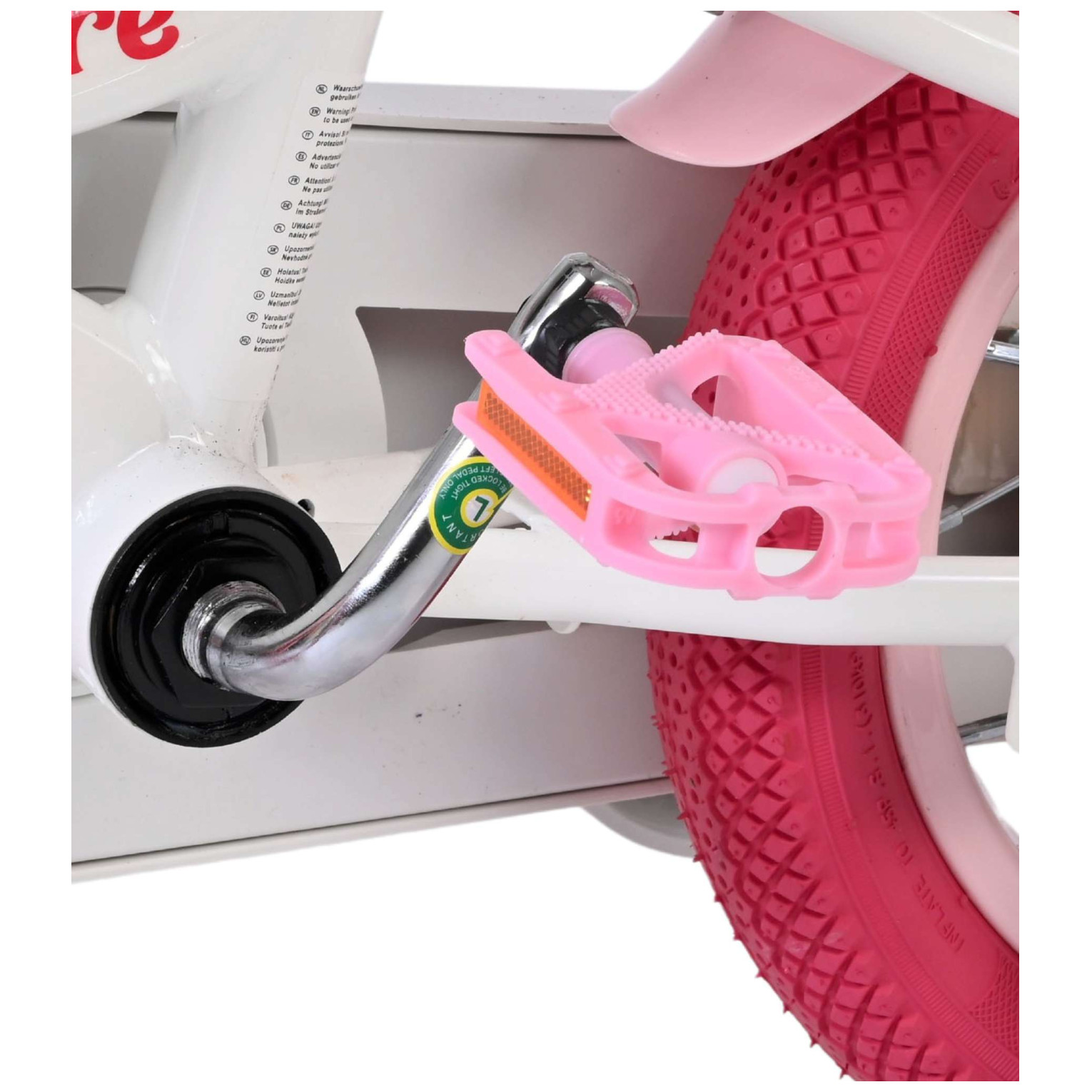 Volare Unicorn Fiets - 12 inch - Wit