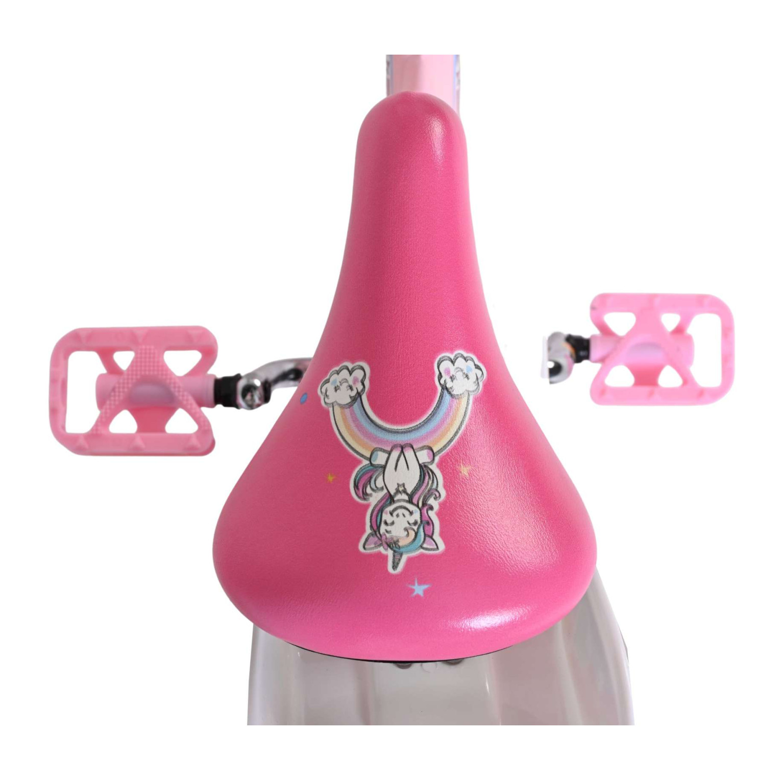 Volare Unicorn Fiets - 14 inch - Roze