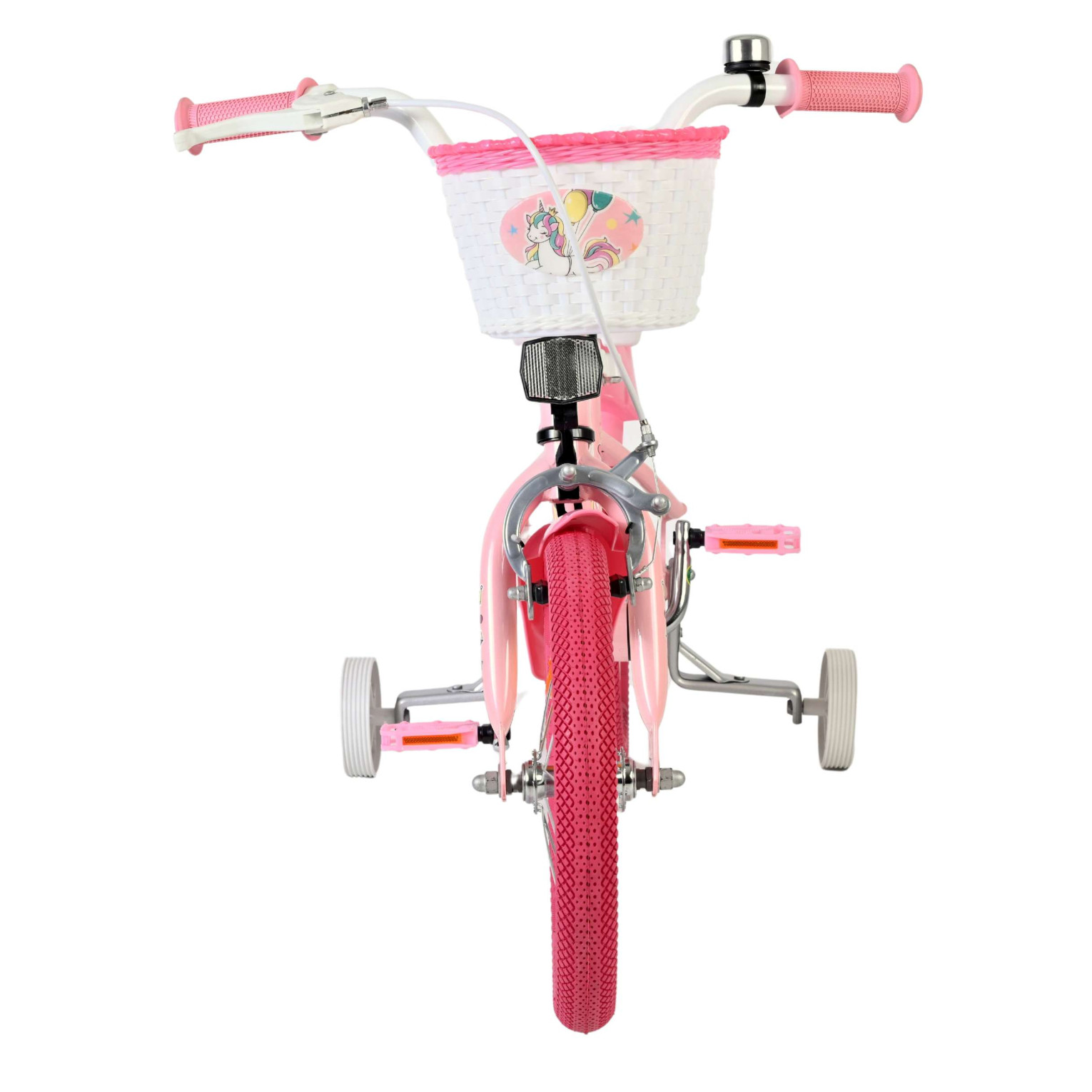 Volare Unicorn Fiets - 14 inch - Roze